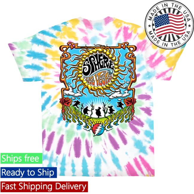Official Dead & Company Merch Store Dead & Co Sphere Las Vegas Tie Dye New Shirt Deadandco Shop Clothing