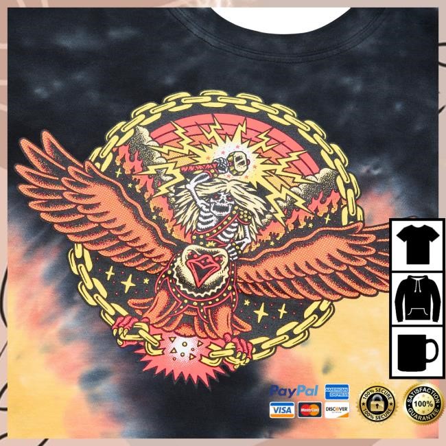 Official Lurking Class Shop Unchained Women's Crop Shirts - Flame Wash