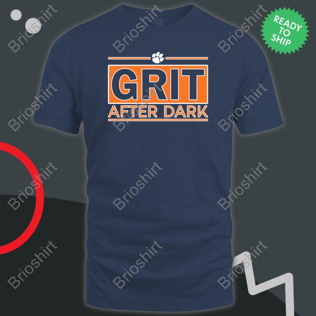 Official Clemson Athletics Grit After Dark T-Shirt Clemson Basketball