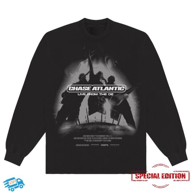 Chase Atlantic Official Live From The O2 Long Sleeve Tour Gear