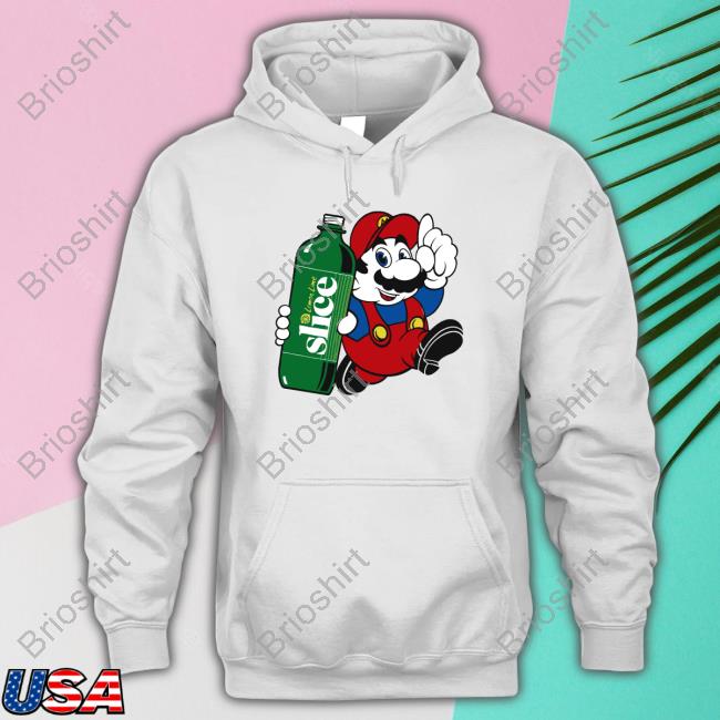 Lemon Lime Slice Super Mario Official Hoodie White