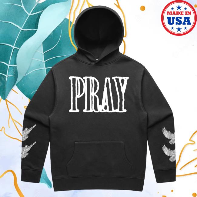 Official God Is Dope Apparel Clothing Shop Pray Sweaters (Faded Black/White) GodIsDope