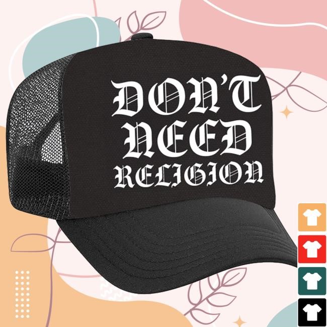 Official Blackcraft Cult Motörhead x Blackcraft Don't Need Religion Hat