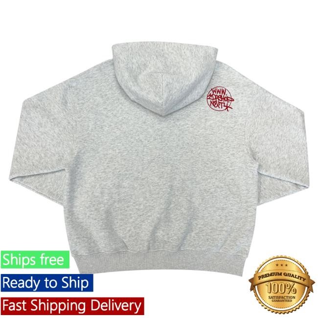 Official Ida Shop Plaid (Red) Zip Up Htr Grey Attractive Hoodie