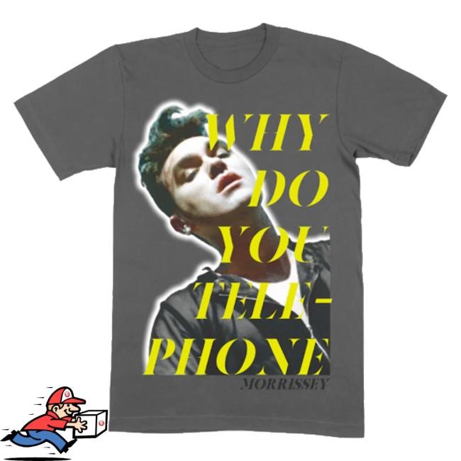 Mporium Telephone New Shirt - Charcoal Official Morrissey Merch Store Shop