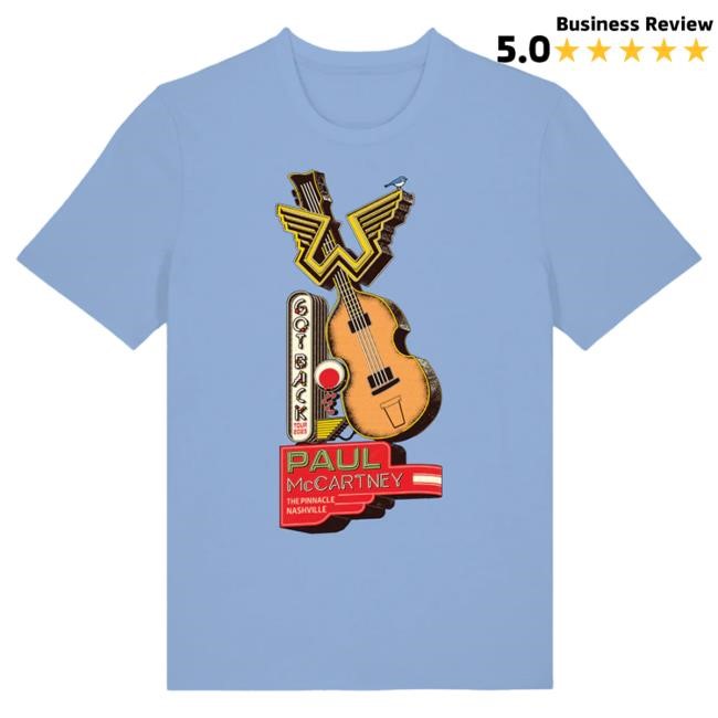 Official Paul Mccartney Merch Store Got Back 2025 Nashville Event Hot Shirt