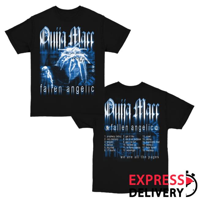 Official Chapter 17 Records Ouija Macc Merch Shop Ouija Macc Fallen Angelic - Album Shirts