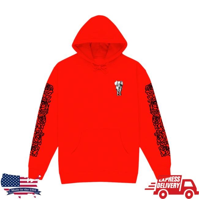 Elephant Red Sweatshirt Hoodie | The White Stripes Official