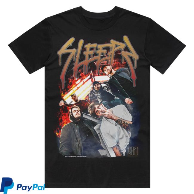 Official While She Sleeps Merch Bar Old School Hoodies Black Merch Bar