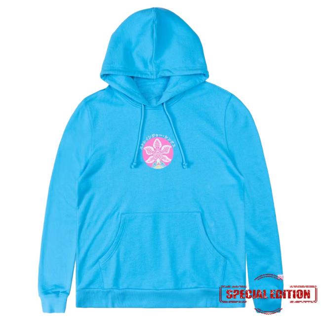 Official Netflix Apparel Clothing Shop Stranger Things Celebrate Stranger Things Day With The Elegorgon Hoodie By Pop-Artist Chogrin. Crew neck Sweatshirt SquidGame Merch Store