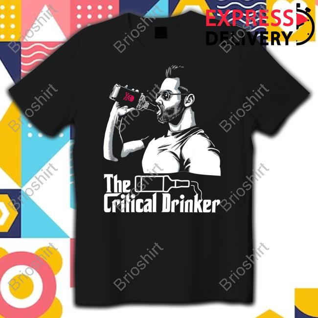 The Critical Drinker Godfather Drinker Tee Shirt