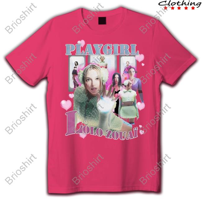 Official Playgirl Merch Lolo Zouaï Lolo Rap Tee