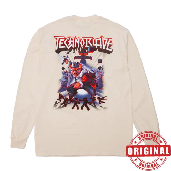 Official Technoblade Merch Store Shop Legend Of Technoblade Long Sleeve T-Shirts