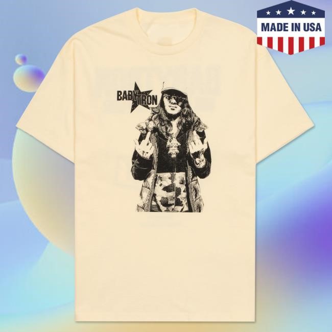 Official Babytron Store Br3 Tour Hot Shirt (Cream) Baby tron