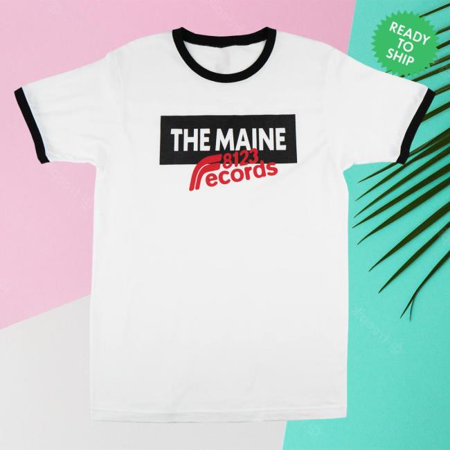 81 Twenty Three Merch The Maine/8123 Records Ringer Shirt