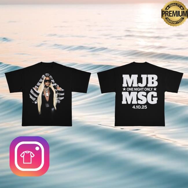 Mary J. Blige MJB “One Night Only” Tshirt Mary J Blige Official