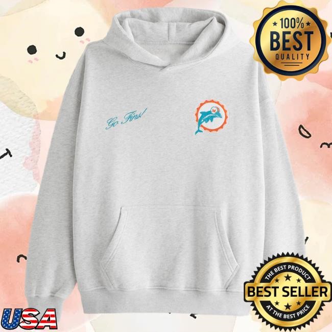 Official Abercrombie And Fitch Miami Dolphins Graphic Popover Hoody NFL by Abercrombie
