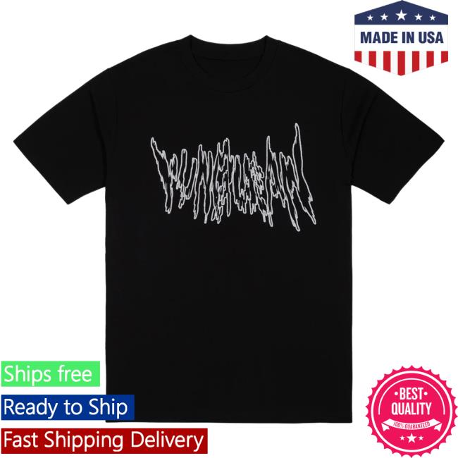 Official Year0001 Shop Year0001 Yung Lean / Metal Logo Glitter T Shirt / Black (Uk Tour 2022 Edition)