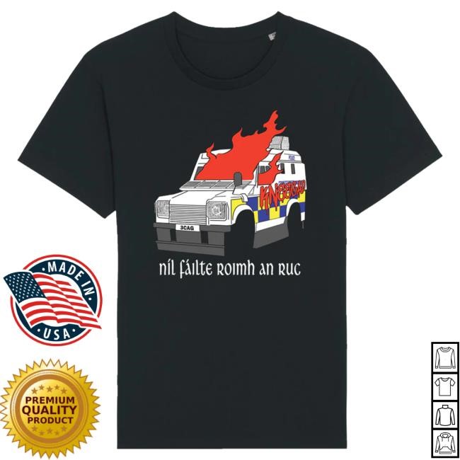 Official Kneecap Merch Ruc Not Welcome Shirt