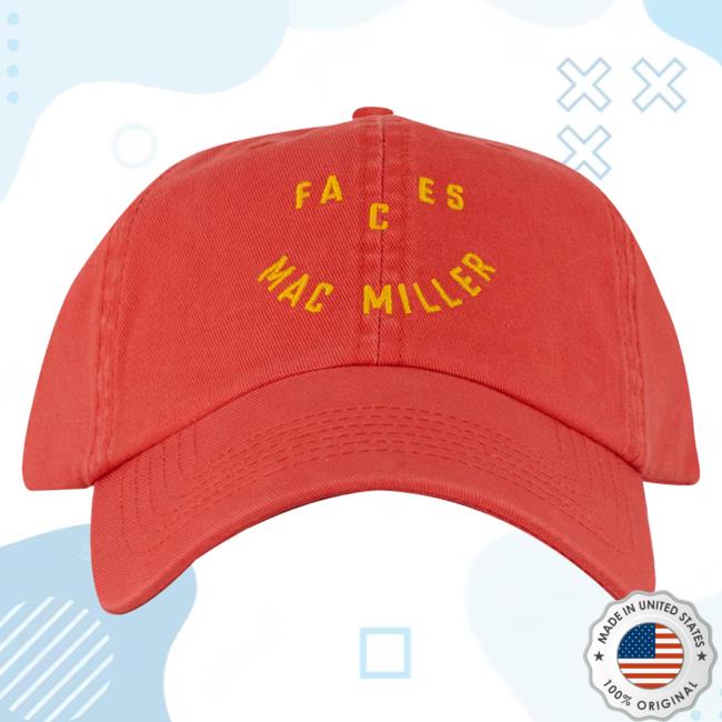Official Mac Miller Merch Store Mac Miller Smile Twill Hat Mac Miller Clothing Apparel Shop MacMiller