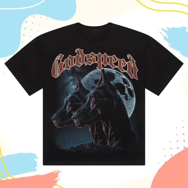 Official Godspeed Nyc Clothing Merch F.T.D Shirts (Black/Red)