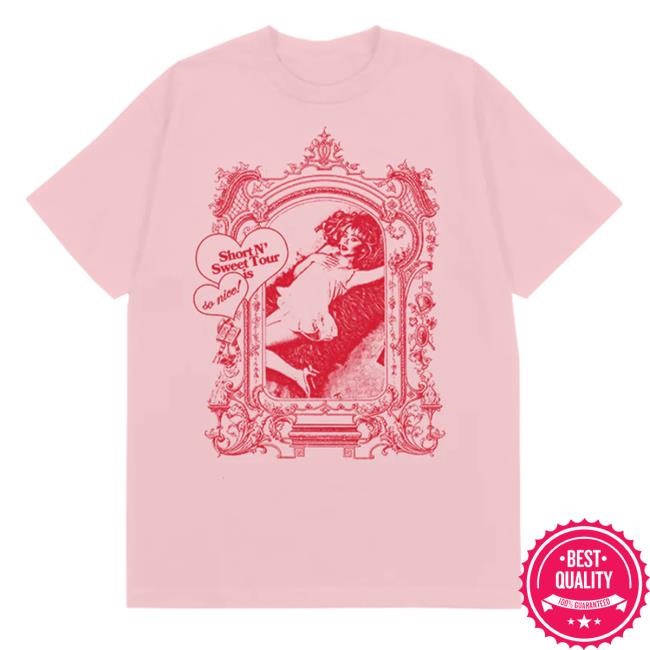 Short n' Sweet Tour Makes You Wanna Fall In Love New Tee - Sabrina Carpenter Official Store