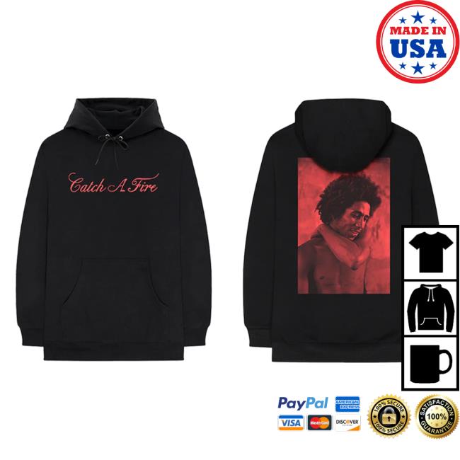 Official Bob Marley Merch Store Shop Bob Marley Catch A Fire Script Crew