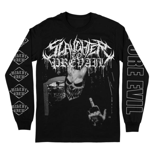 Sumerian Records Rising Merch Slaughter To Prevail Pure Evil Long Sleeve RisingMerch
