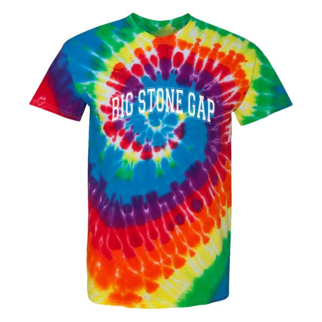 Official Hometown Apparel Clothing Merch Big Stone Gap Virginia Varsity Tie-Dye Shirt New Tie Dye Michelangelo