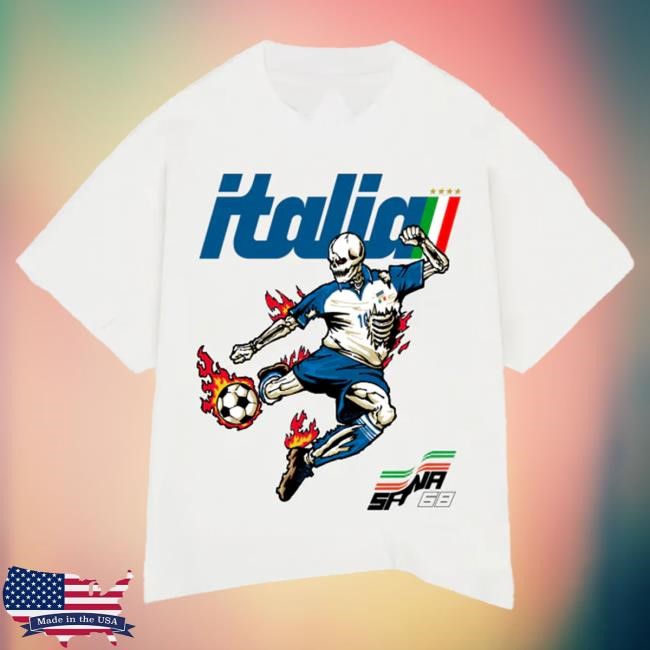 Official Sana Detroit Clothing Store Shop Italia Euro Attractive Shirt- White Sanadetroit