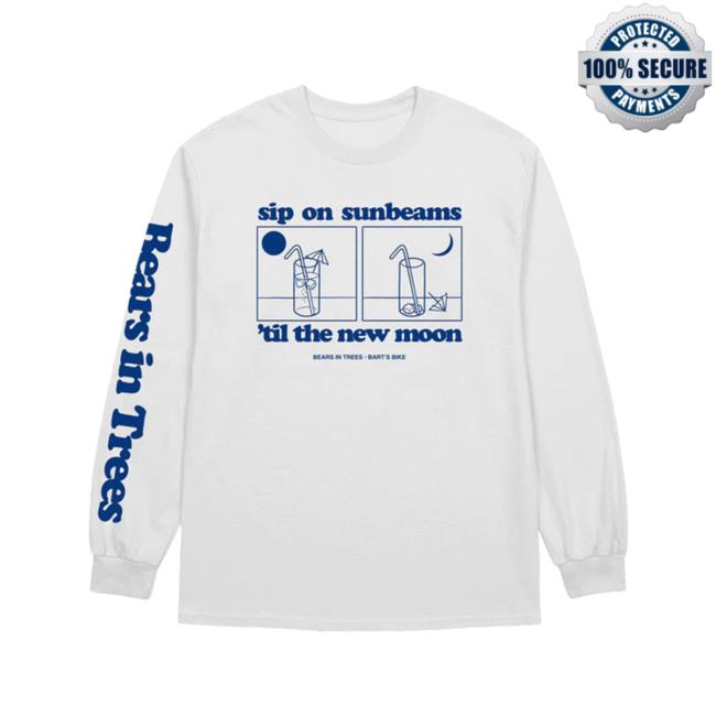 Official Bearsintrees Bart's Bike Sip On Sunbeams 'Til The New Moon Long Sleeve T Shirt