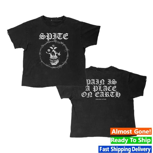 Barbed Skull New Shirt Spite Cult Merch