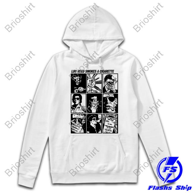 Official Gloom Cookie Vintage Lou Reed Smokes A Cigarette Tee