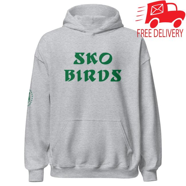 Official Barstool Huskies Merch Store Barstool Sports Sko Birds Pullover Sweatshirt Grey Barstoolhuskies Apparel Clothing Shop