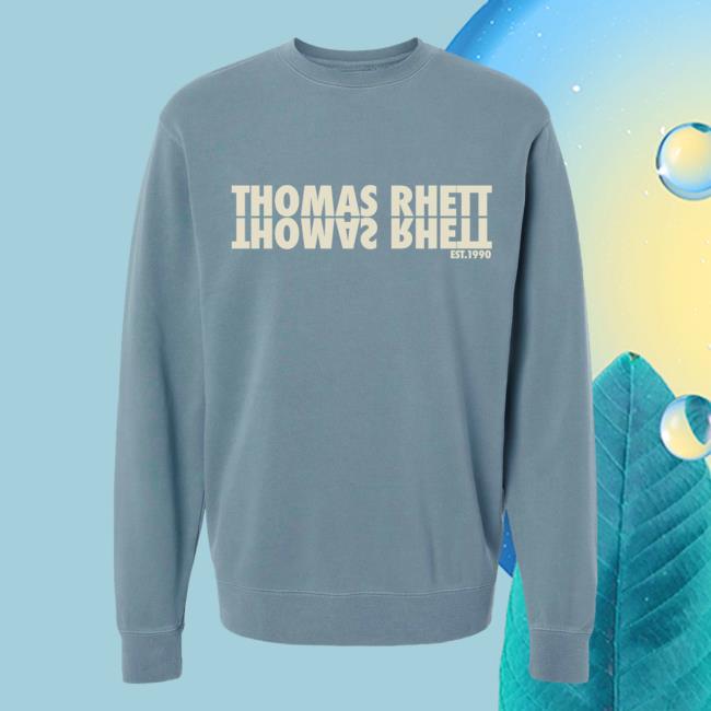 Official Thomas Rhett Store Shop Merch Tour 2024 Slate Blue Hoodie New
