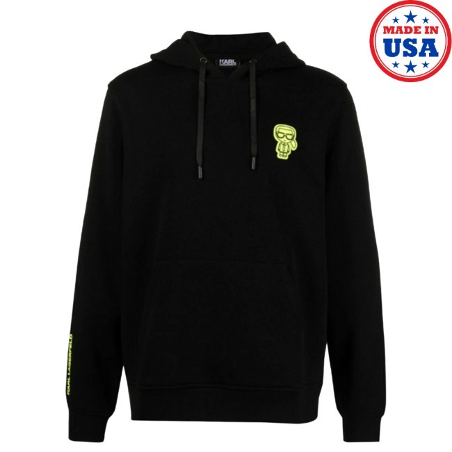 Karl Lagerfeld K/Ikonik Hoodie -Black.