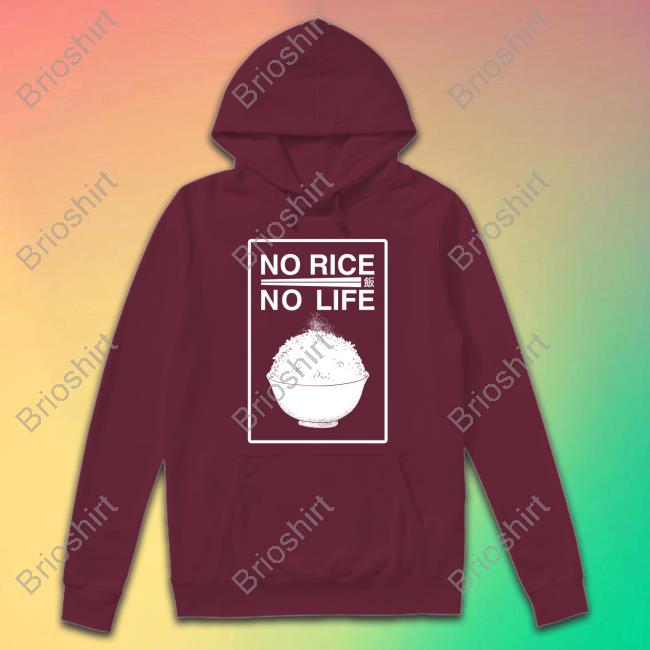 Buffbunnymika No Rice No Life Long Sleeve Shirt Nomsco