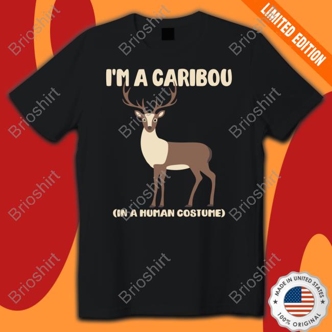 Official Toon Bou Fursquared Fwa Aquatifur I'm A Caribou In A Human Costume T Shirt