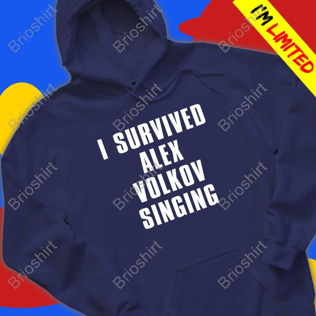 Official I Survived Alex Volkov Singing Tee Shirt