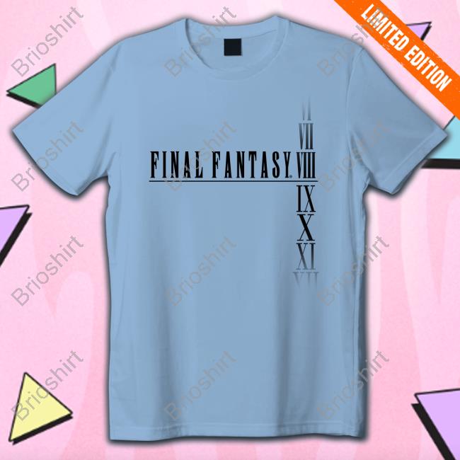 Official Final Fantasy VI VII VIII IX X XI XII Tee