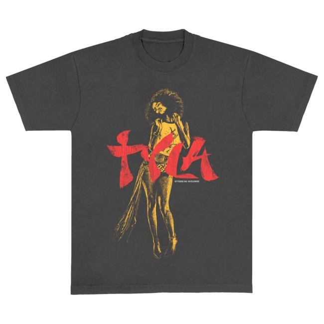 Official Tyla Merch Store TYLA Tee in Washed Black
