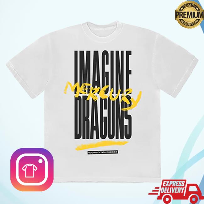 Official Imagine Dragons Merch Store Mercury Tour Dateback Leg 1 Tshirt Youth Imagine Dragons Apparel Clothing Shop ImagineDragons