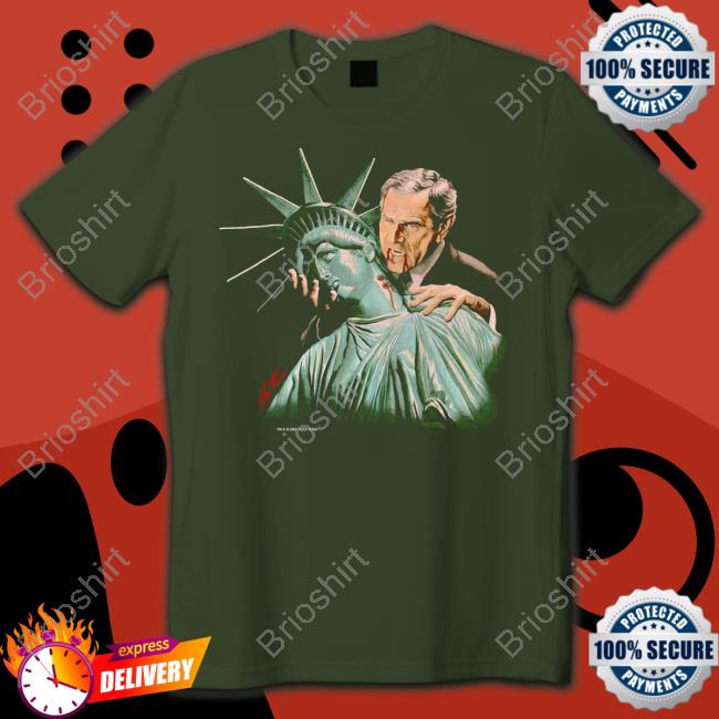 George Bush Vampire Bush Sucking Liberty Shirt