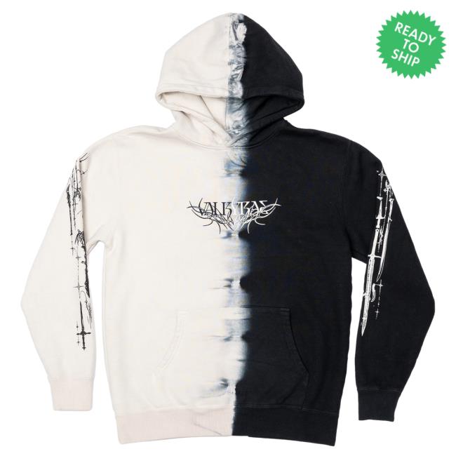 Valkyrae Merch Valkyrae Dip Dye Dagger Hoodie