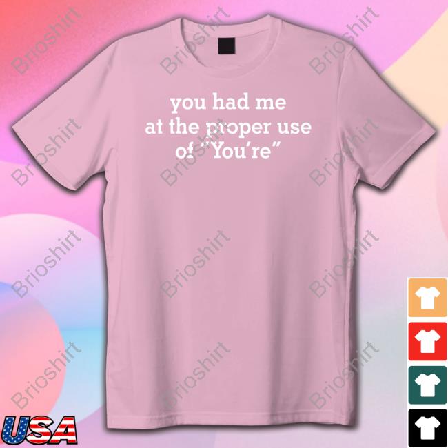 You Had Me At The Proper Use Of You're Hoodie
