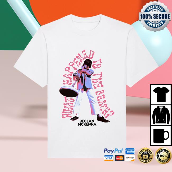 Declan Mckenna Merch Shop What Happened To The Beach? White Shirt 2024