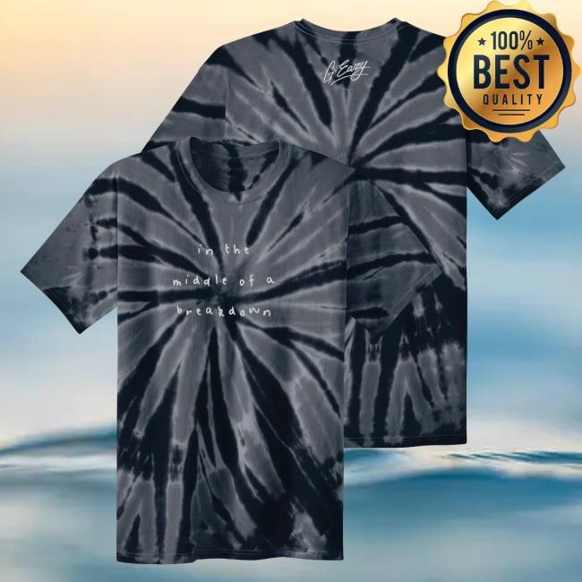 Official G-Eazy Breakdown Tie Dye Hot Shirt GEazy