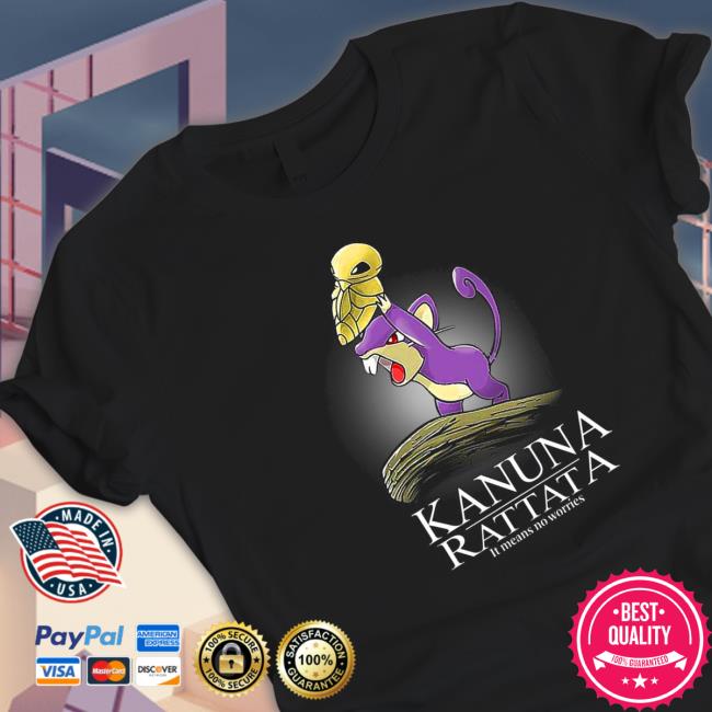 Official Kakuna Rattata It Means No Worries Sweatshirt