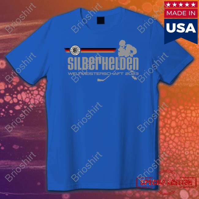 Official Deutscher Eishockey-Bund Merch Silberhelden Weltmeisterschaft 2023 T-Shirt