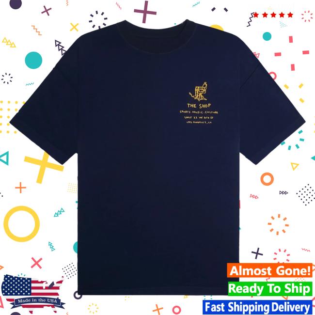 Official Maverick Carter Uninterrupted Clothing Store Shop The Shop By Hand Shirt 2023 Navy Mavcarter